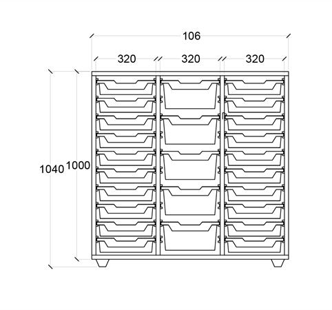 Armadio contenitore AR01100